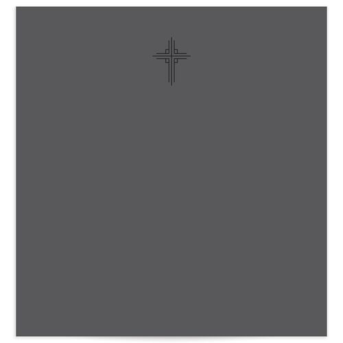 Church Cross Standard Envelope Liners Standard Medieval Grey