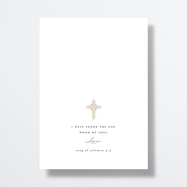 Church Cross Wedding Invitations Pure White Signature No