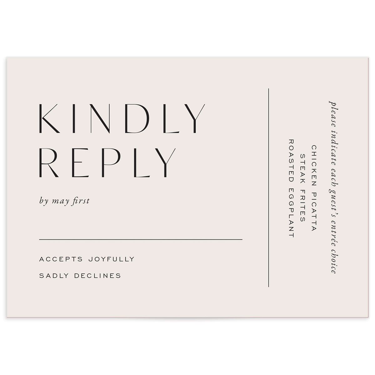 Surround Wedding Response Cards