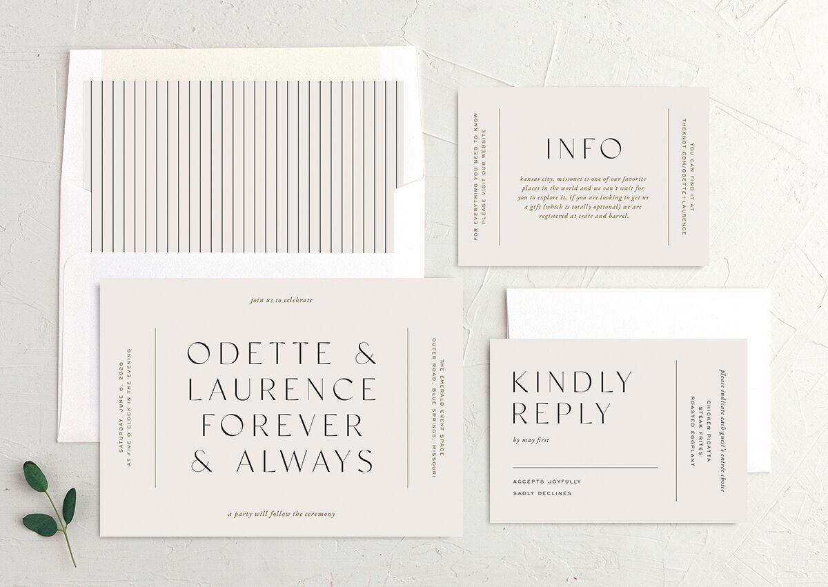 Surround Wedding Invitations Mist Signature No