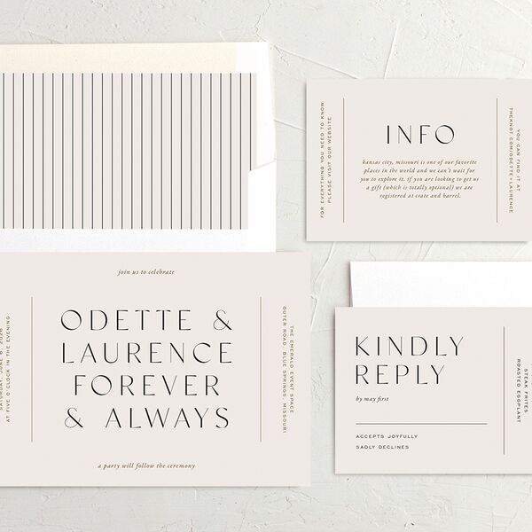 Surround Wedding Invitations Mist Signature No