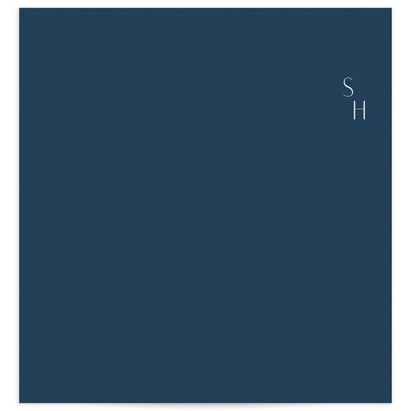 Cascading Florals Standard Envelope Liners Standard Moody Blue