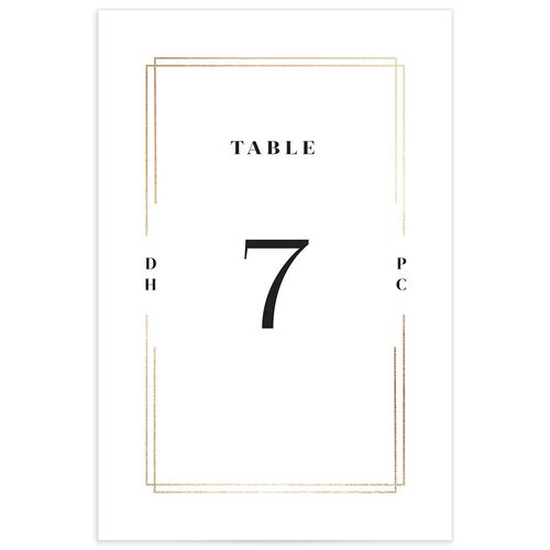 Framed Photo Table Numbers