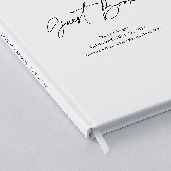 Modern Gallery Guest Books Pure White