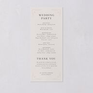 Floral Opulence Wedding Programs Gold Champagne Signature