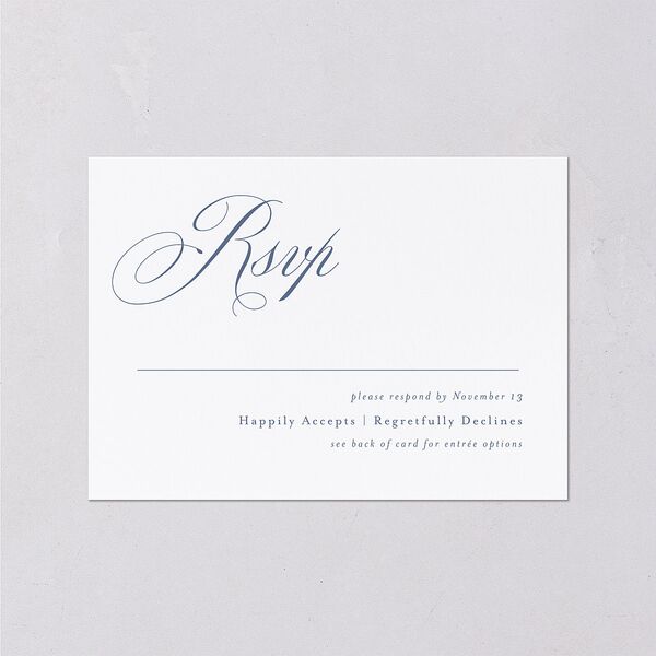 Eternal Love Wedding Response Cards Cruise Signature Standard