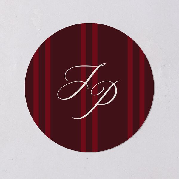 Very Married Christmas Photo Gallery Holiday Stickers Burgundy Circle