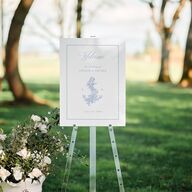 Coastal Oysters and Anchors Standard Welcome Sign Medium Sea Blue Standard Indoor Foam Core M Welcome