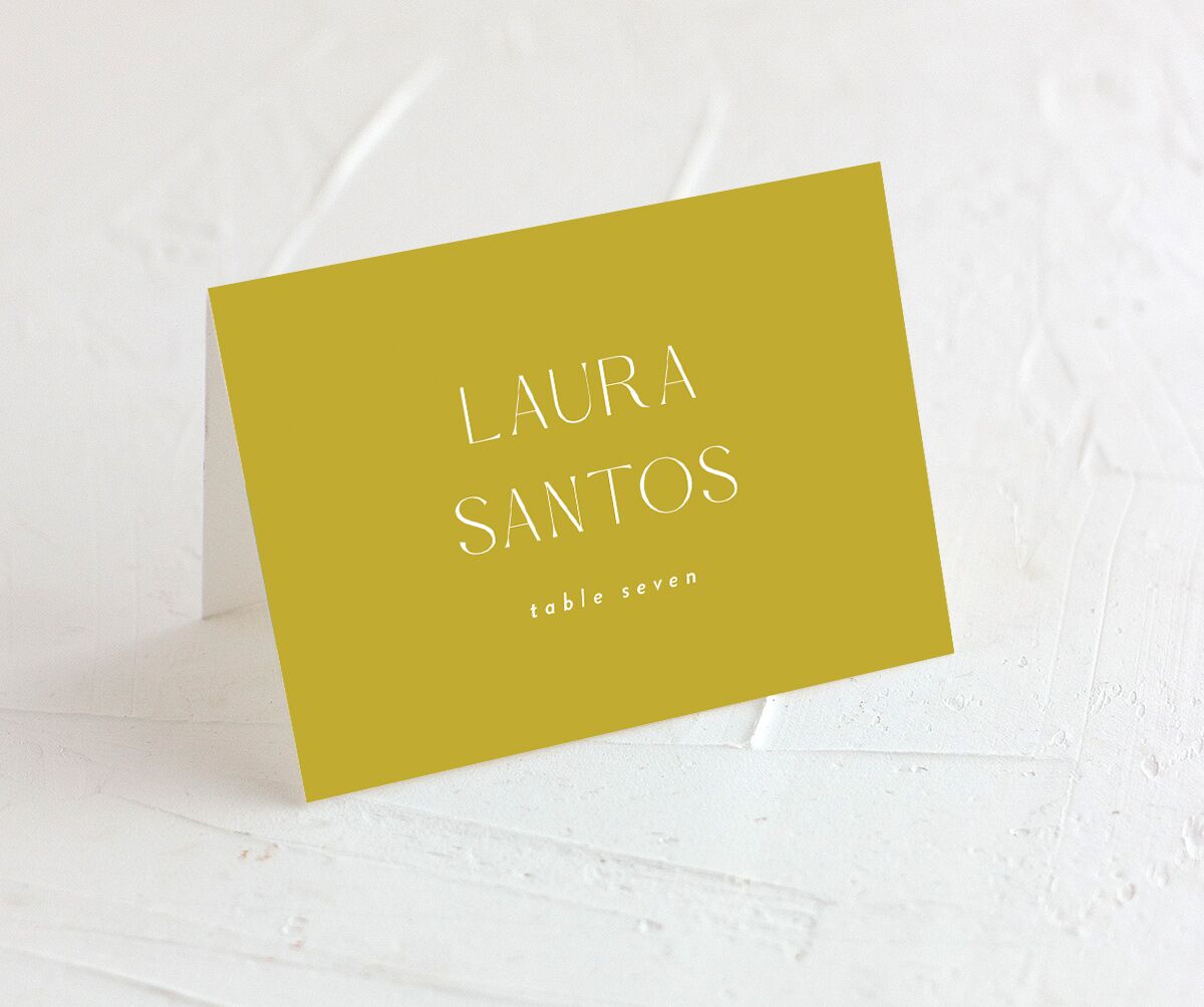 Tropical Shapes Place Cards Sky Signature