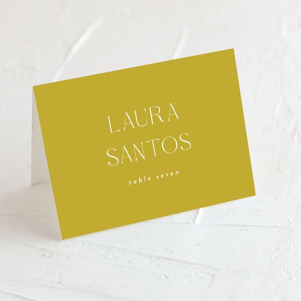 Tropical Shapes Place Cards Sky Signature