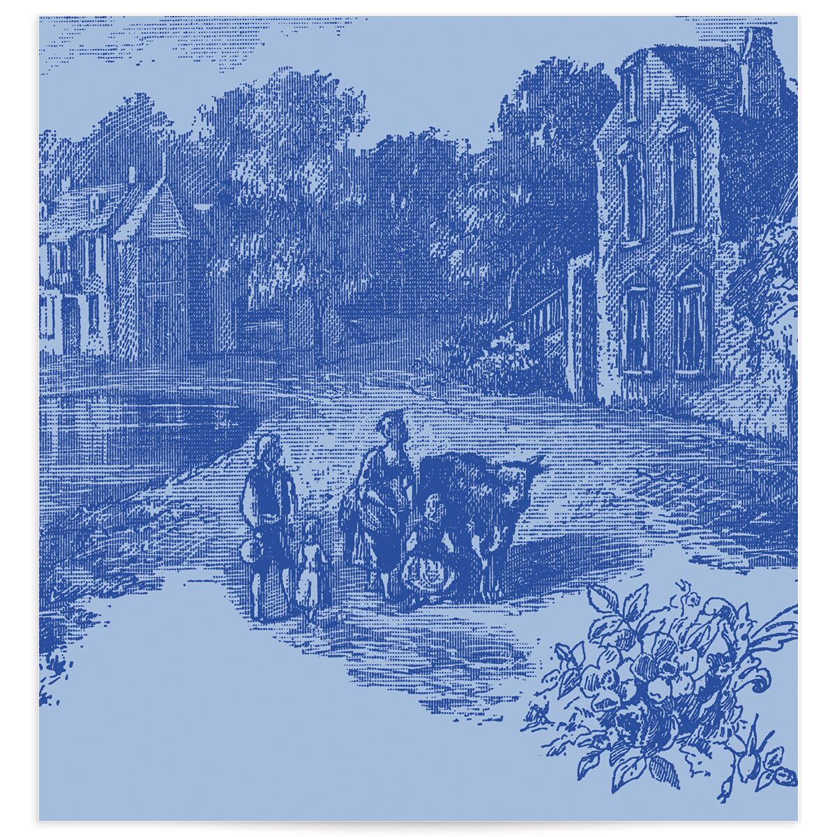 Vintage Toile Standard Envelope Liners