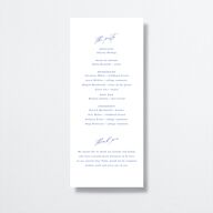 Vintage Toile Wedding Programs Sapphire Signature