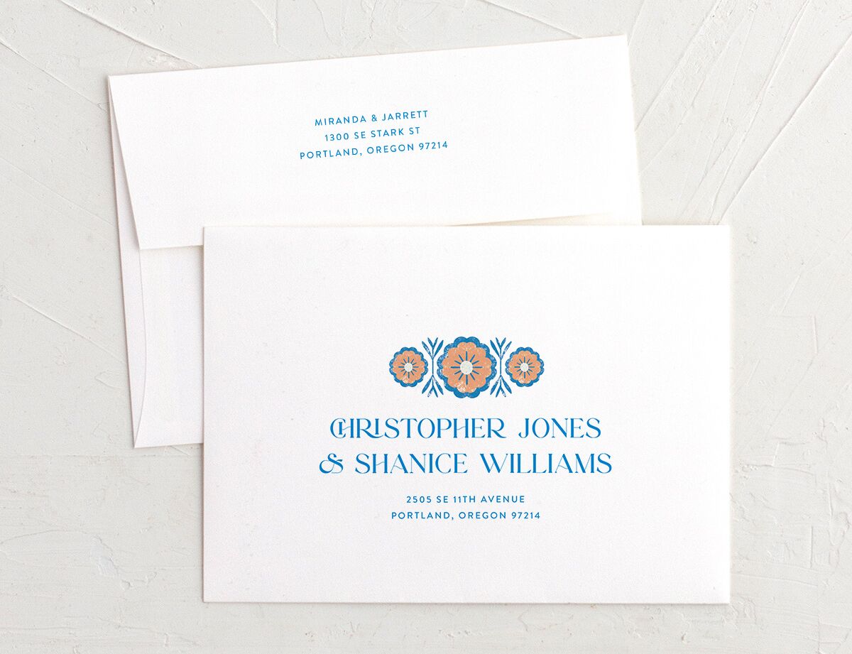 Boho Frame Standard Envelopes | The Knot