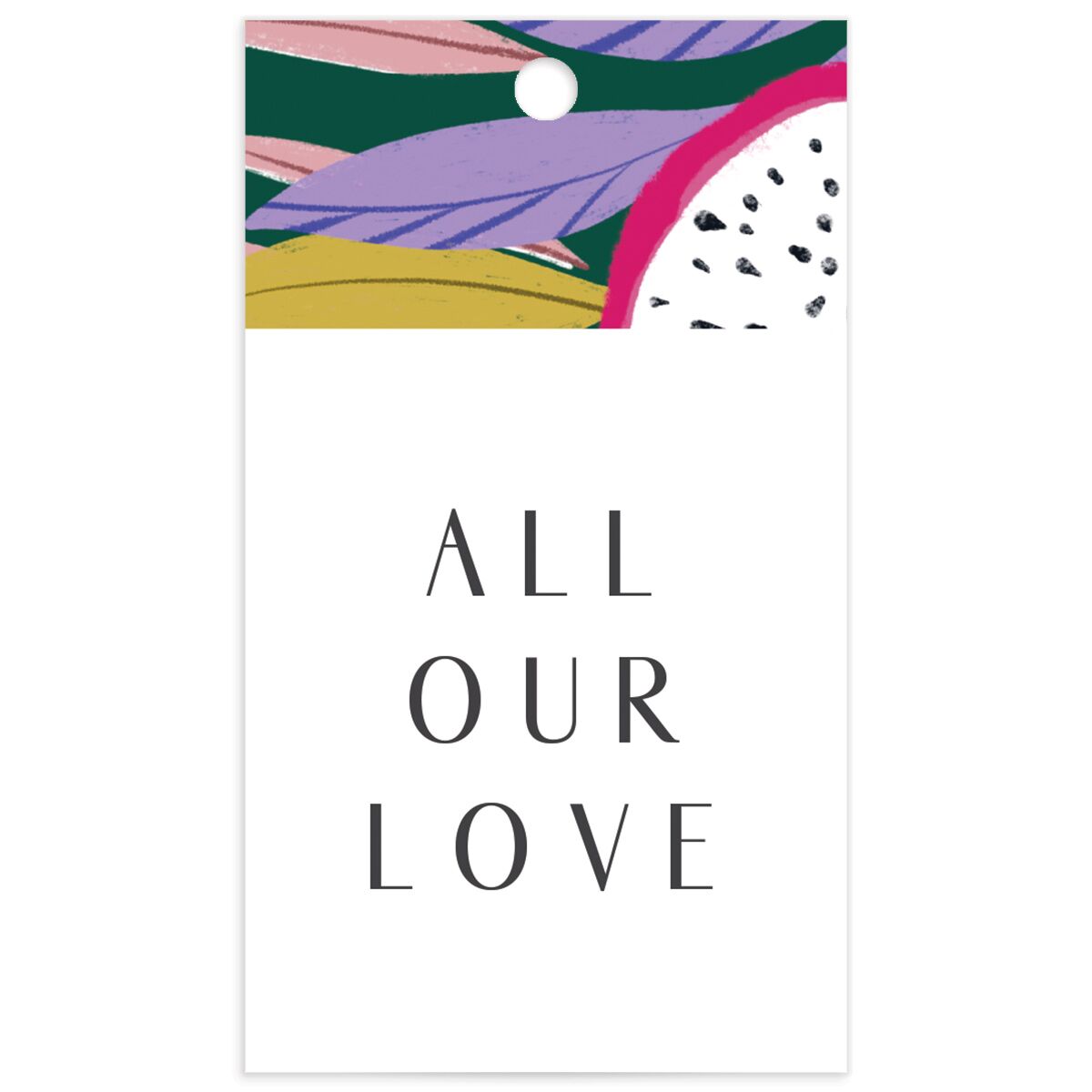 Vibrant Rio Favor Gift Tags