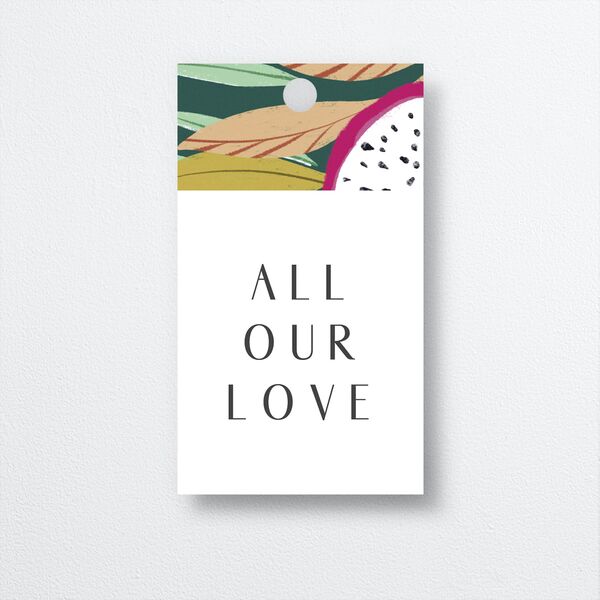 Vibrant Rio Favor Gift Tags front