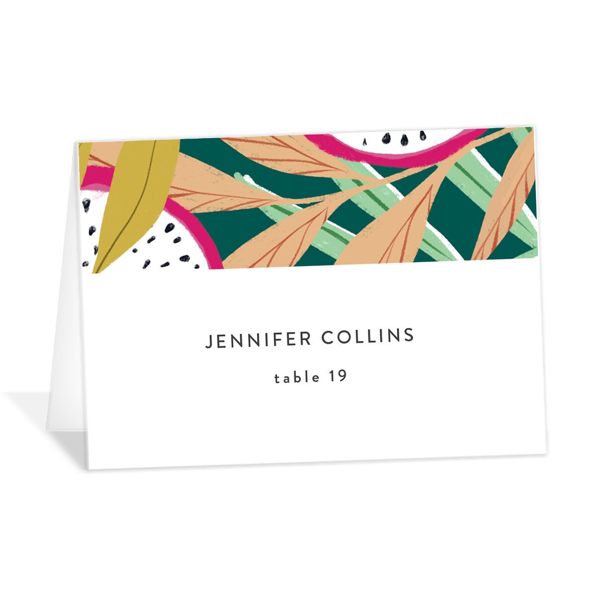 Vibrant Rio Place Cards