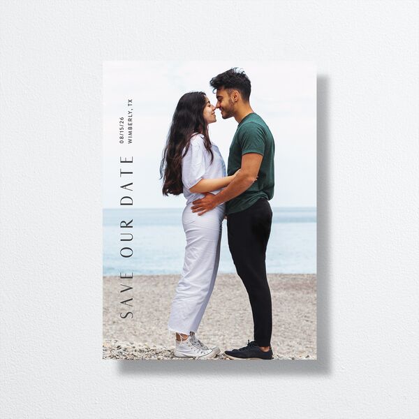 Vibrant Rio Save The Date Cards Golden Green Signature No