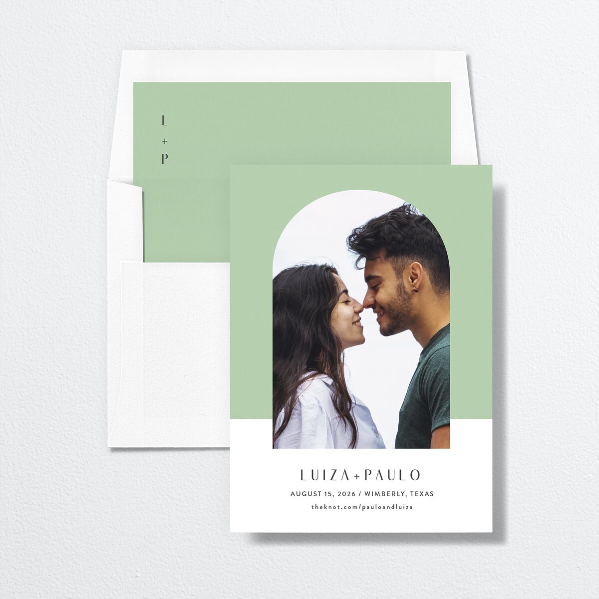 Vibrant Rio Save The Date Cards Tide Pool Signature No