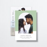 Vibrant Rio Save The Date Cards Tide Pool Signature No