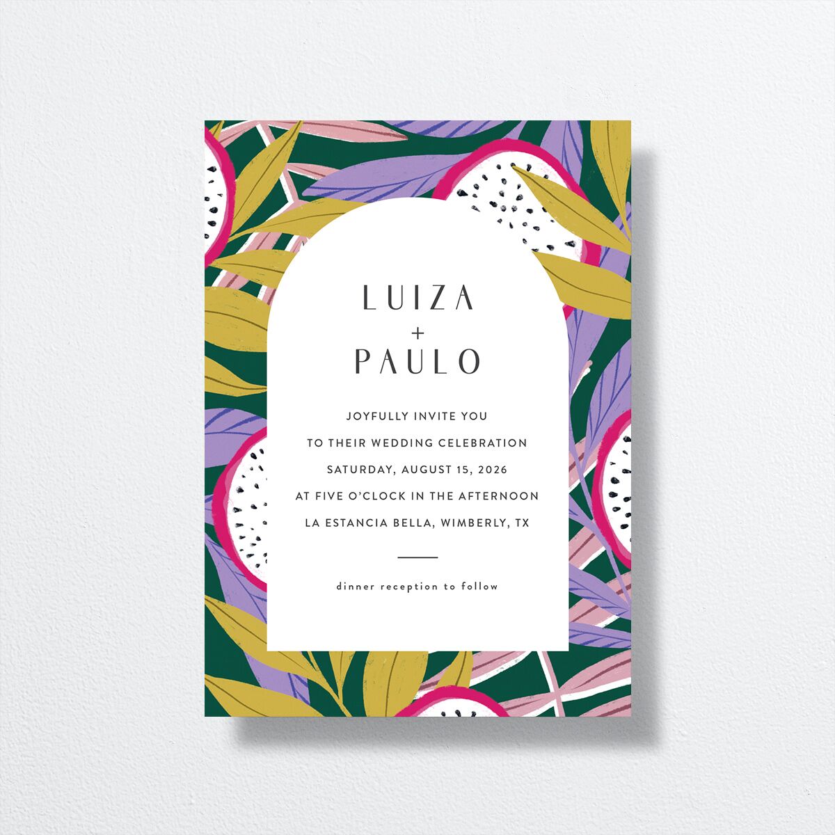 Vibrant Rio Wedding Invitations — view 2