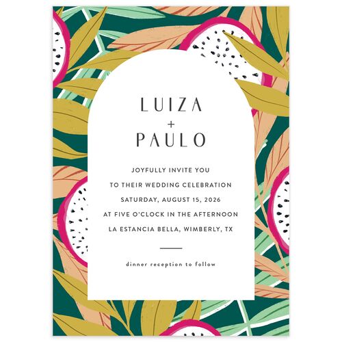 Vibrant Rio Wedding Invitations - 