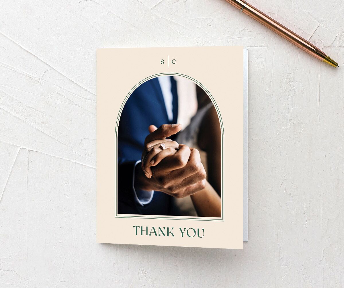 Modern Winery Thank You Cards — view 1