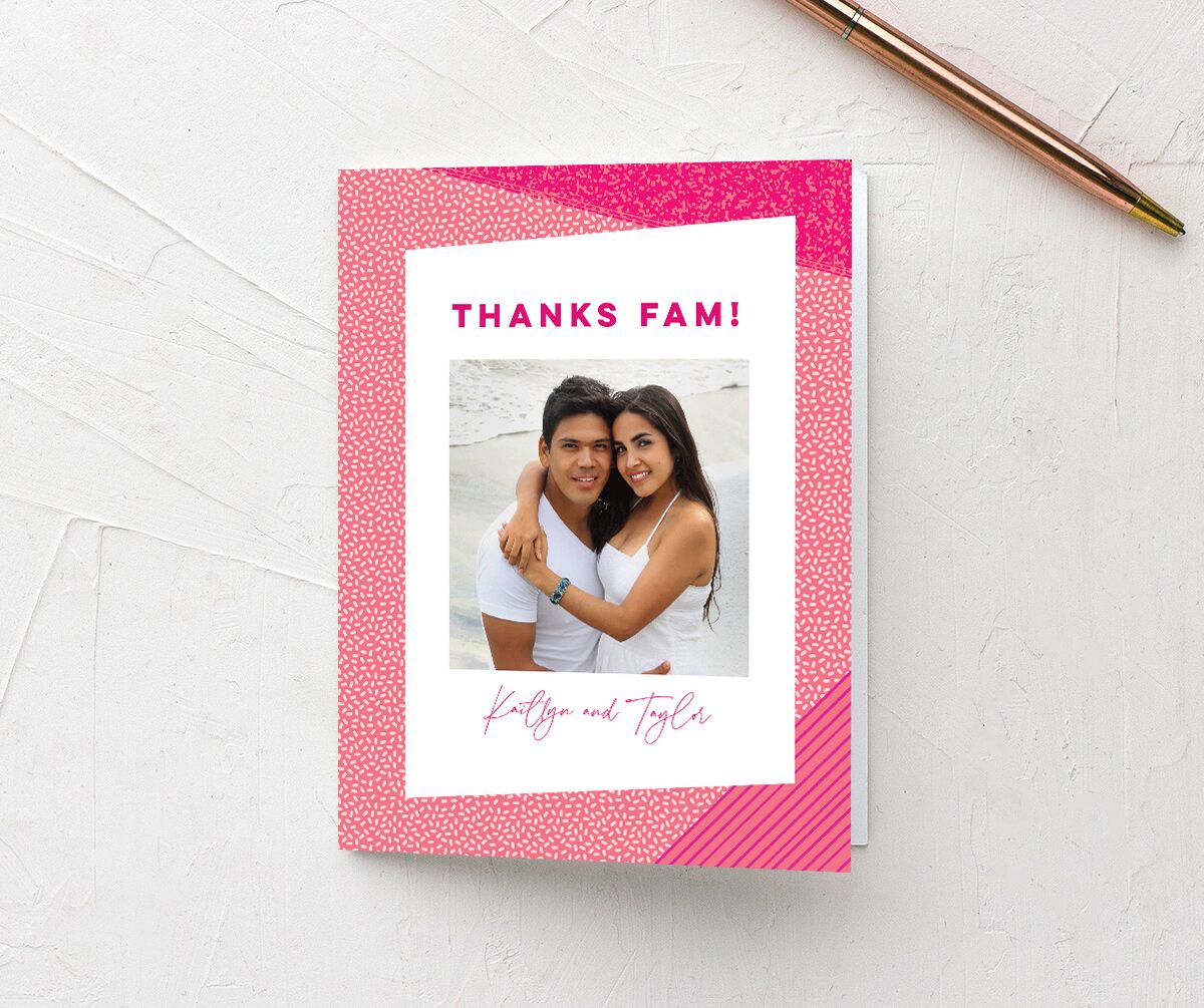 Vibrant Fun Thank You Cards — view 1
