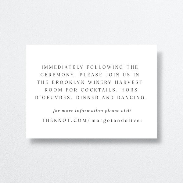 Geometric Elegance Wedding Enclosure Cards back
