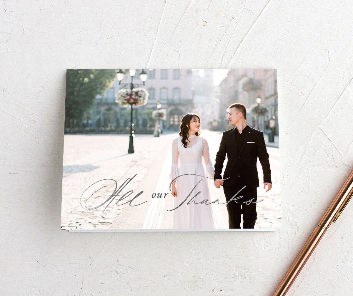 Double Happiness Thank You Cards front