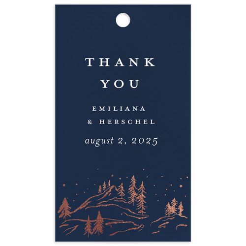 Mountain Sky Favor Gift Tags - 