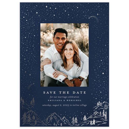 Mountain Sky Save The Date Cards
