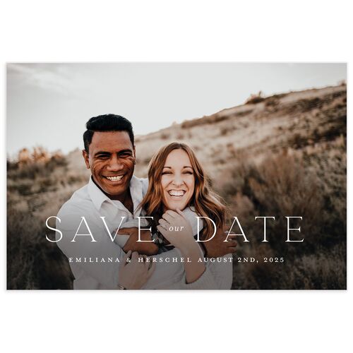 Mountain Sky Save The Date Postcards - 