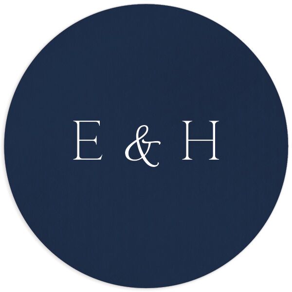 Mountain Sky Wedding Stickers