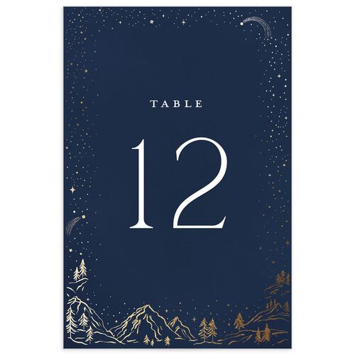 Mountain Sky Table Numbers - 