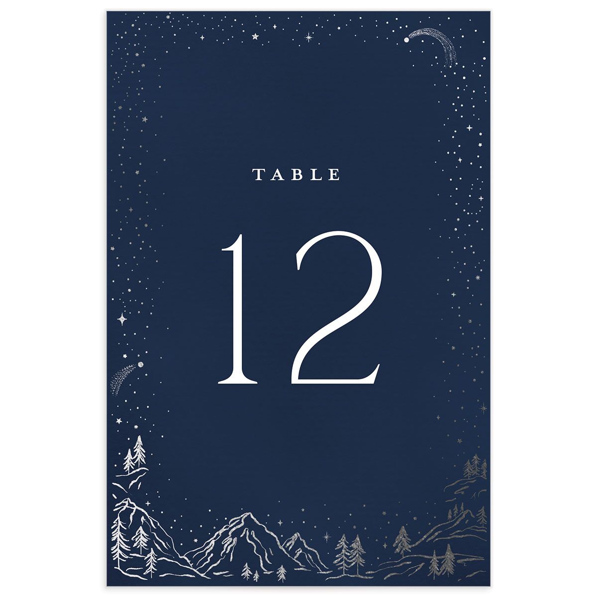Mountain Sky Table Numbers
