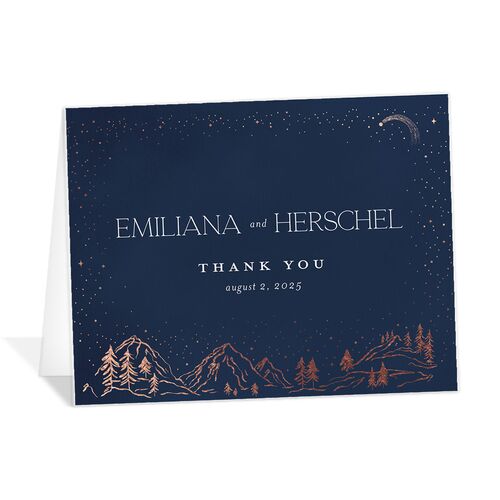 Mountain Sky Thank You Cards - 