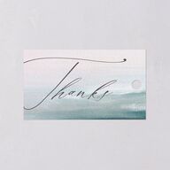 Abstract Beach Favor Gift Tags Regency Blue Signature