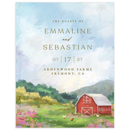 Western Barn Guest Books Red Clay
