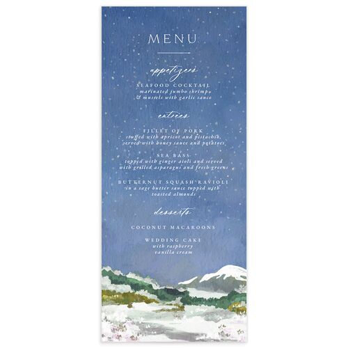 Western Barn Menus Deep Claret Signature