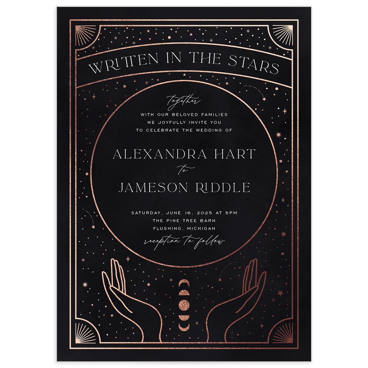 Written In The Stars Wedding Invitations