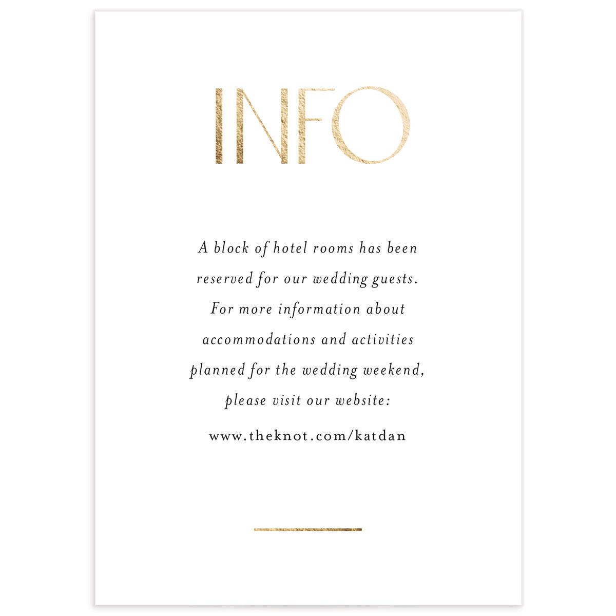 Always & Forever Wedding Enclosure Cards