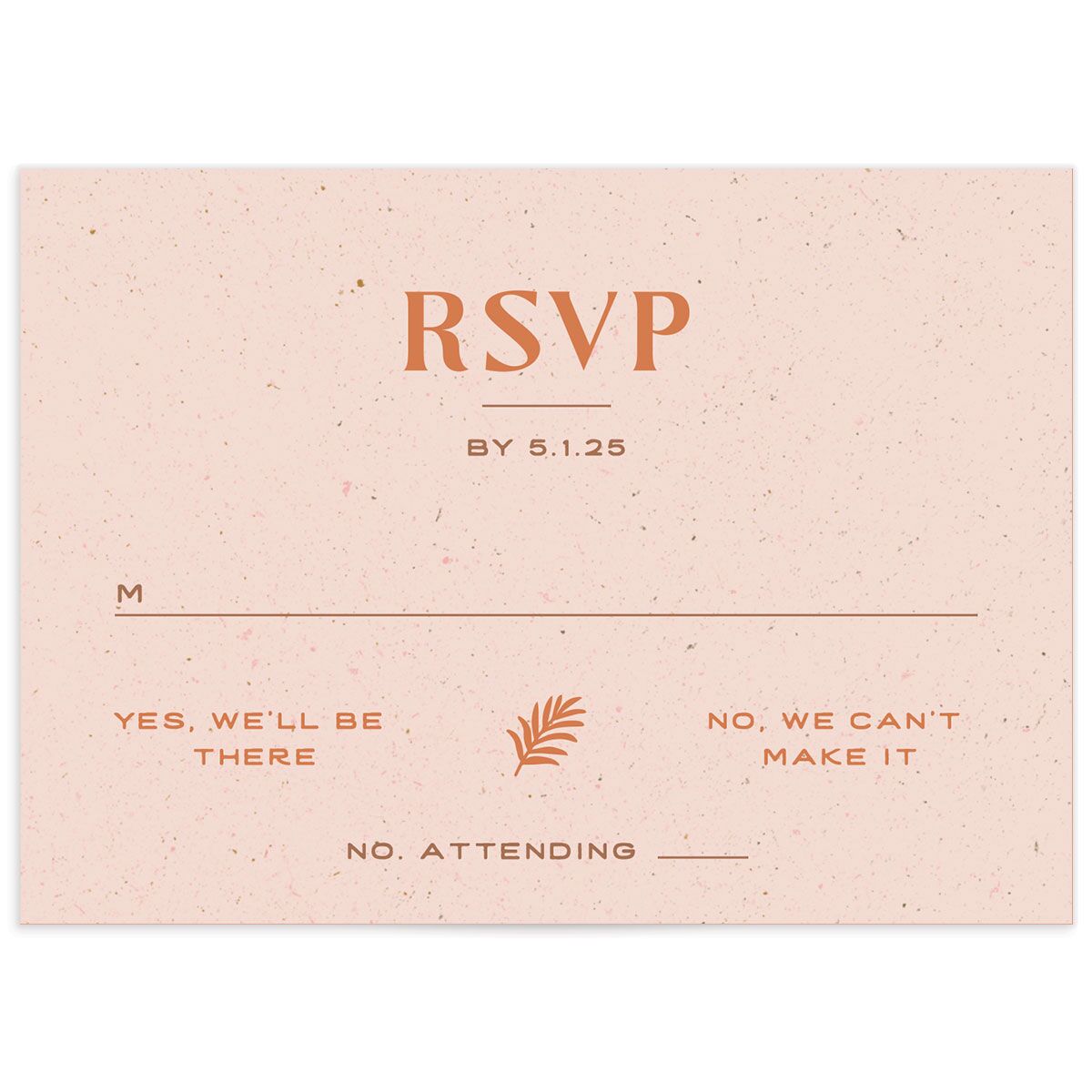 Beach Party Wedding Response Cards