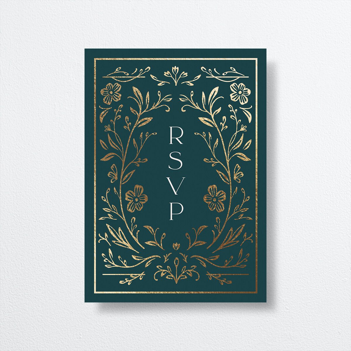 Storybook Filigree Wedding Response Cards — view 1