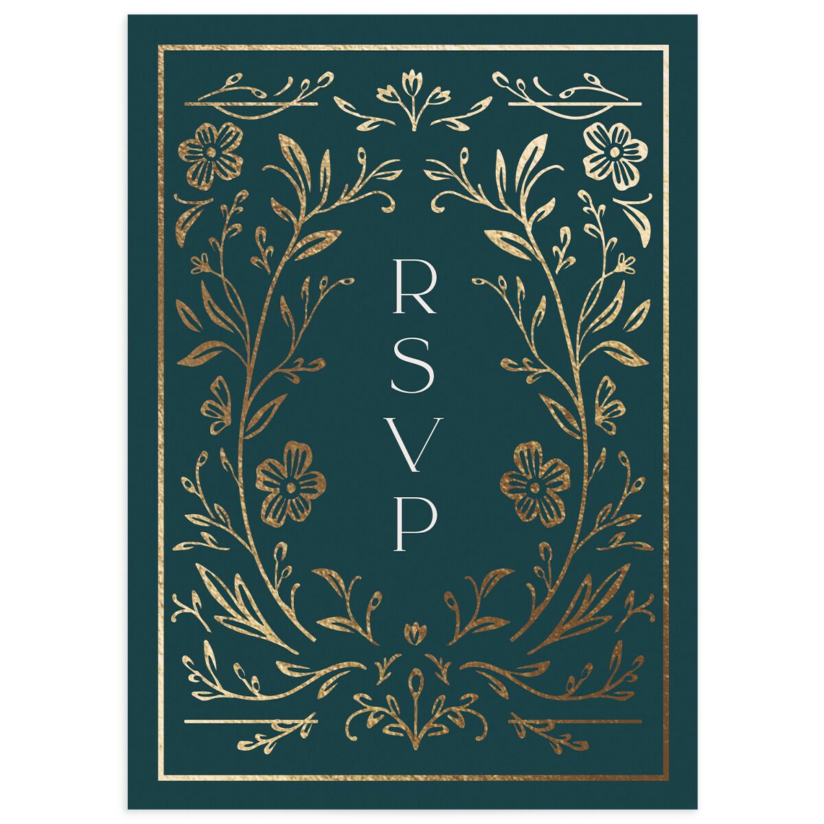 Storybook Filigree Wedding Response Cards