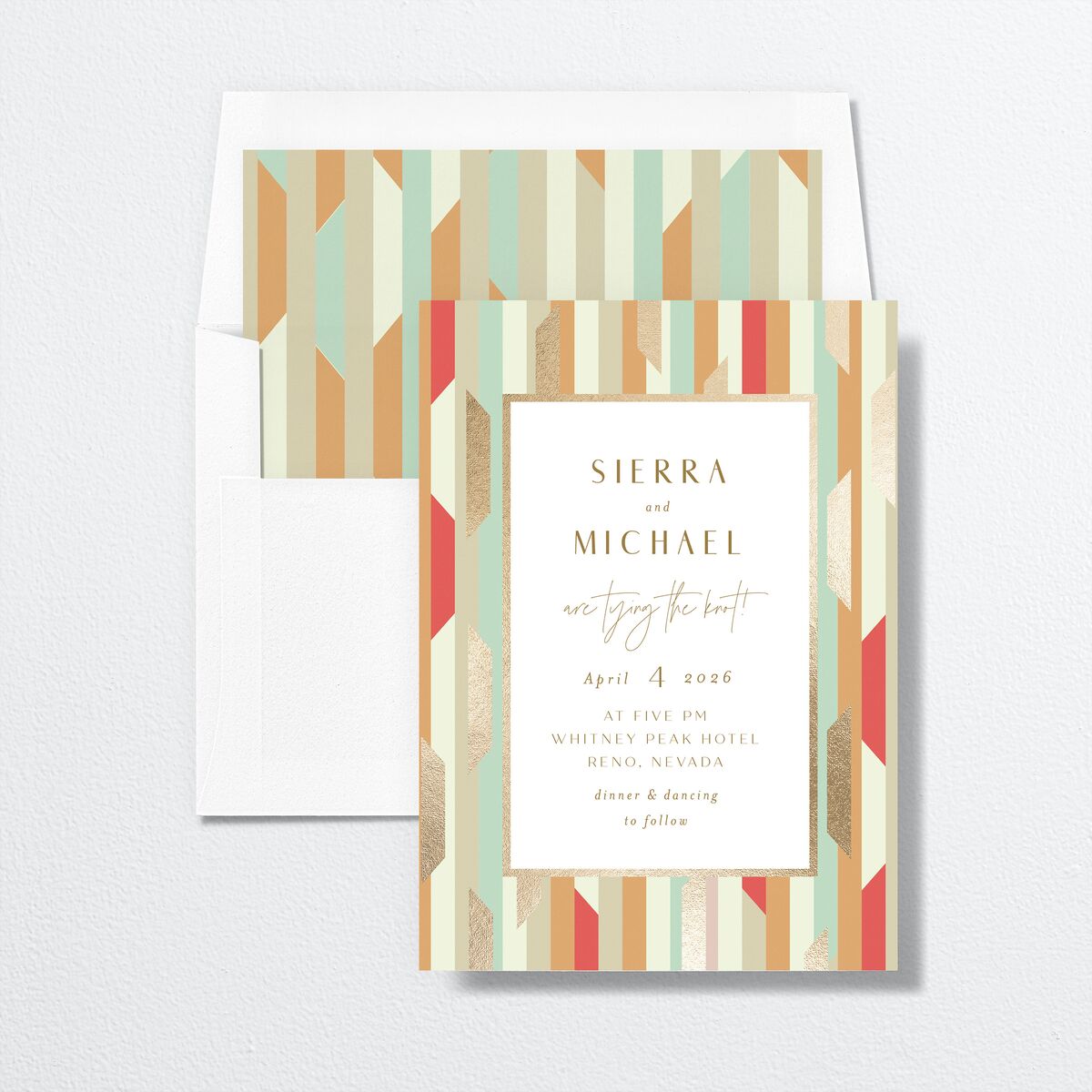 Abstract Disco Standard Envelope Liners Standard Canary