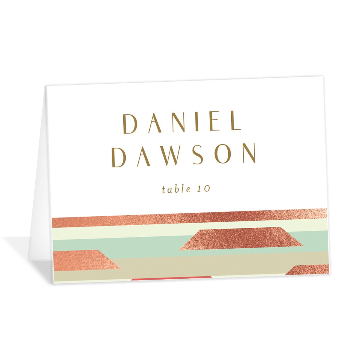 Abstract Disco Place Cards