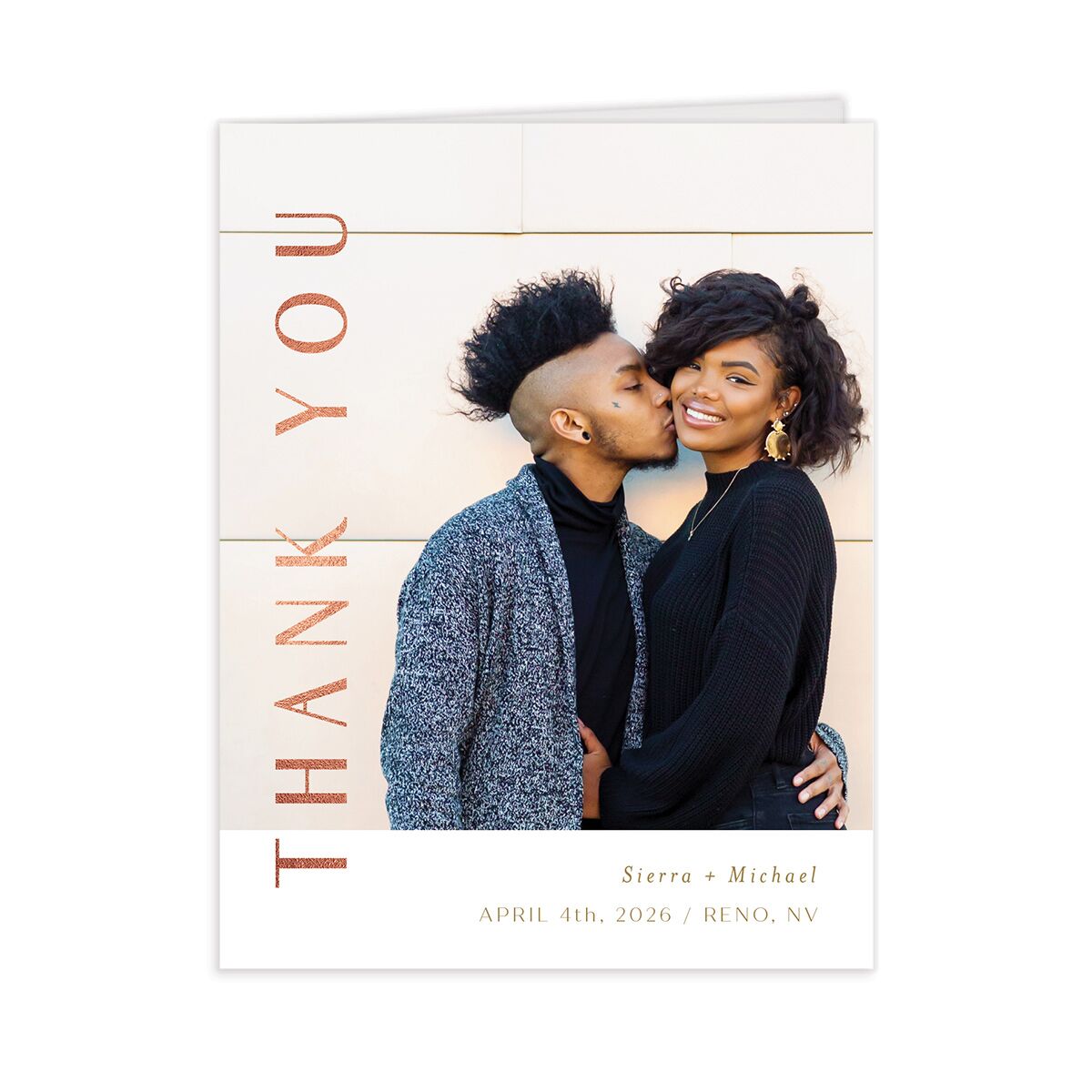 Abstract Disco Thank You Cards