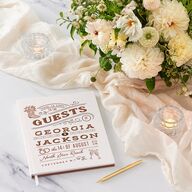 Western I Do BBQ Guest Books Saddle