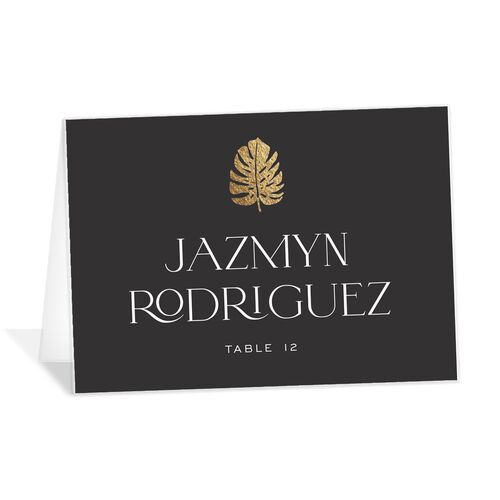 Gilded Tropics Place Cards
