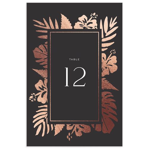 Gilded Tropics Table Numbers - 